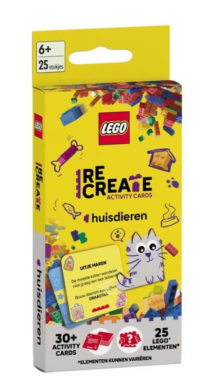 LEGO Re Create Activity Cards: Huisdieren – Activiteitenkaarten – Standaard Uitgeverij