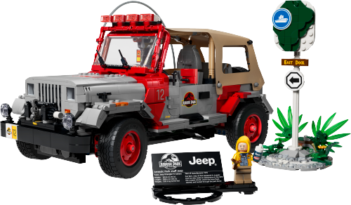 LEGO Jurassic Park 77984 Jeep Wrangler productbeeld