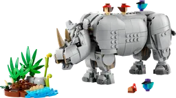 LEGO 31171 Wild Animals: Majestic Rhino with Birds