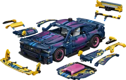 LEGO 42236 Custom Garage Ford Mustang GT Car