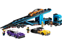 LEGO 60408 Car Transporter Truck with Sports Cars