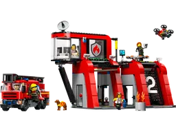 LEGO 60414 Fire Station with Fire Truck