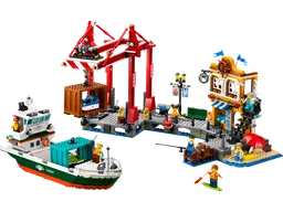 LEGO 60422 Seaside Harbor with Cargo Ship