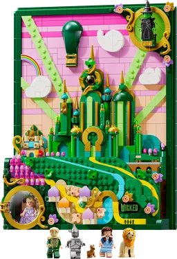 LEGO 75685 Emerald City Wall Art