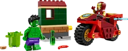 LEGO 76287 Iron Man with Bike and The Hulk