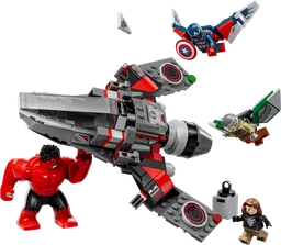 LEGO 76292 Captain America vs. Red Hulk Battle