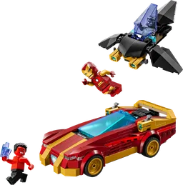LEGO 76310 Iron Man Car & Black Panther vs. Red Hulk
