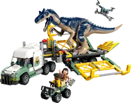 LEGO 76966 Dinosaur Missions: Allosaurus Transport Truck