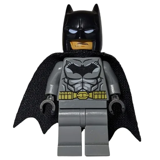 Batman (Dark Bluish Gray Suit, Black Cape and Cowl, Black Head, Dark Bluish Gray Legs, Small Batman Logo)
