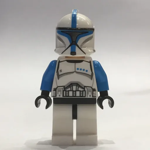 Clone Trooper Lieutenant (Dark Azure Markings, Plain Legs)
