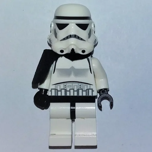 Stormtrooper (Plain Black Head, Pauldron and Neck Bracket)