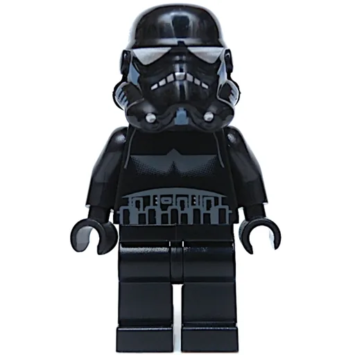 Imperial Shadow Trooper (Short Line on Back, Black, Plain Legs)