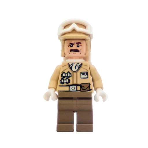 Rebel Trooper in Hoth Uniform (Tan Hat, Moustache)