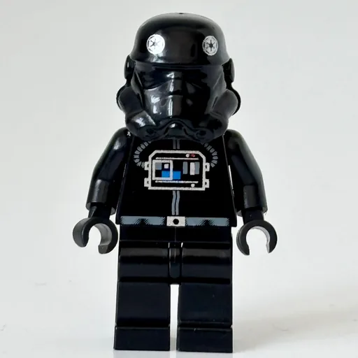 TIE Pilot (Plain Legs, Plain Black Head (30408 Helmet))