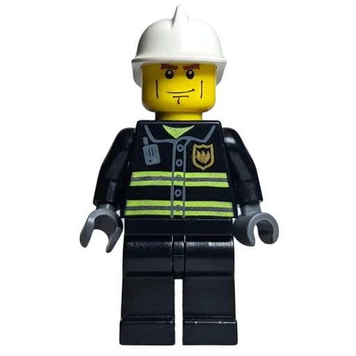 LEGO minifig Fireman (fig-000296)