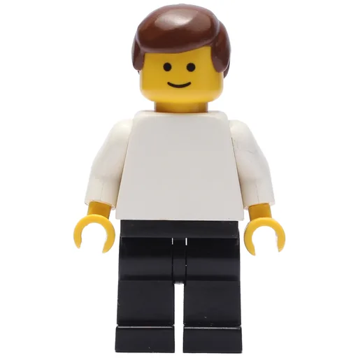 Man (White Torso, Black Legs Brown Hair)