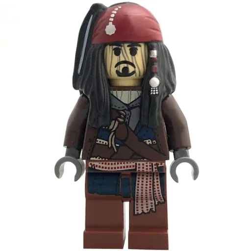 LEGO minifig Captain Jack Sparrow (fig-000323)