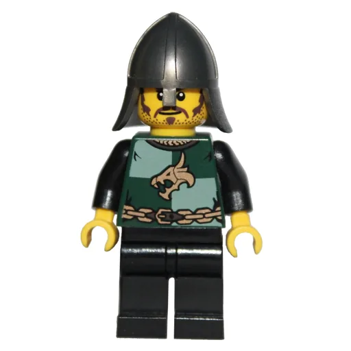 Dragon Knight (Dark Green, Pearl Titanium Helmet, Stubble)