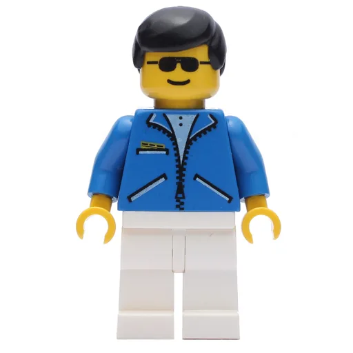 Blue Jacket (White Legs, Black Hair)