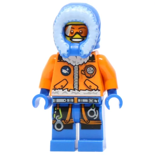 Arctic Explorer (Hood, Printed Orange Goggles)