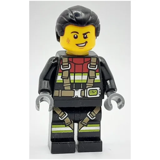 LEGO minifig Firefighter (fig-000804)