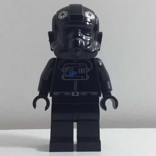 TIE Pilot (Plain Legs, Plain Black Head (87556 Helmet))
