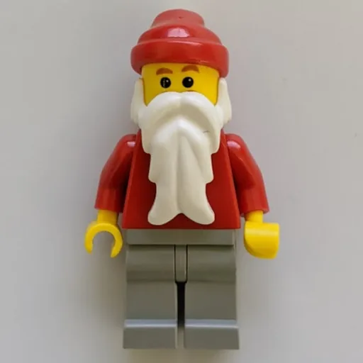 Santa (Plain Red with Light Bluish Gray Legs)