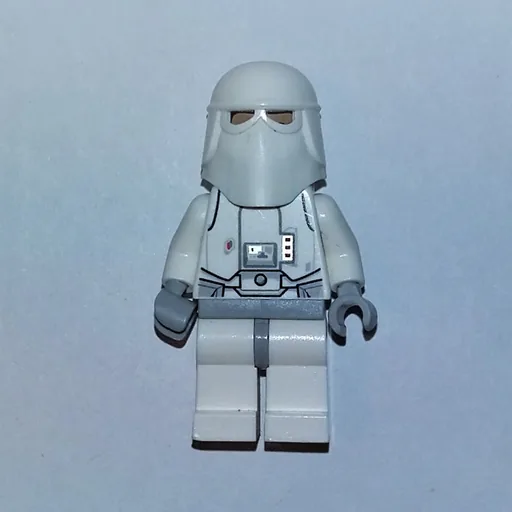 Snowtrooper (Light Bluish Gray Hips, Printed Black Head, Light Bluish Gray Hands)