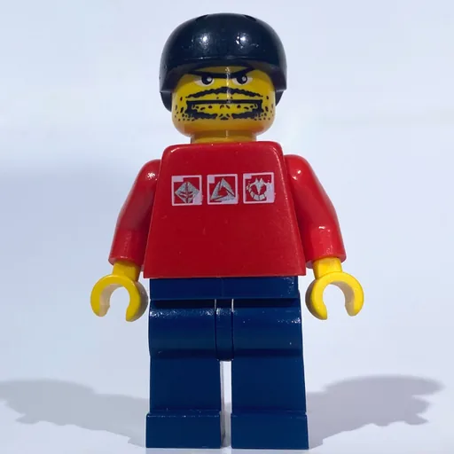 Skateboarder (Red, Black Helmet)