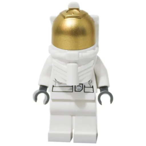Astronaut (White, Diver Helmet, Gold Visor)