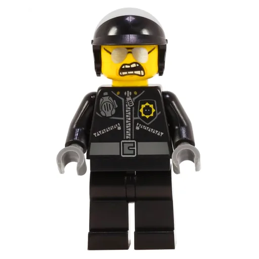 Bad Cop / Good Cop with Wide Angry Mouth