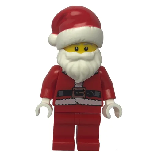 Santa (Coat and Belt, Plain Red Legs, Santa Hat (3626c Head))
