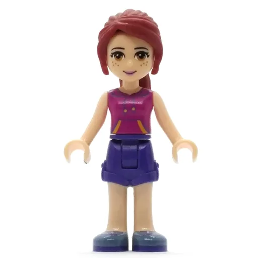 Mia (Magenta Top, Dark Purple Skirt)