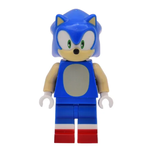 Sonic the Hedgehog (Tan Face, Green Eyes)