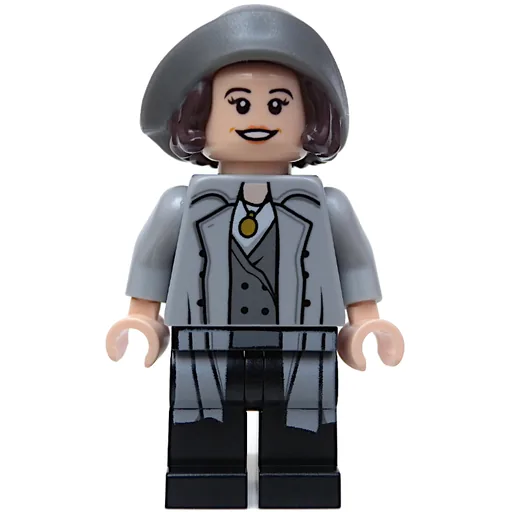 Tina Goldstein (Long Light Bluish Gray Coat (Dimensions))
