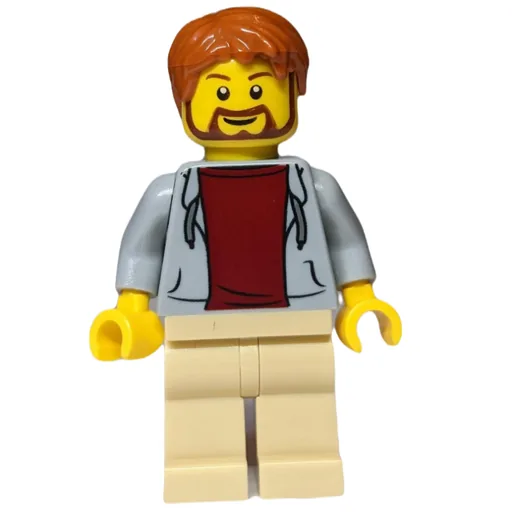 LEGO minifig Light Bluish Grey Torso (fig-001661)