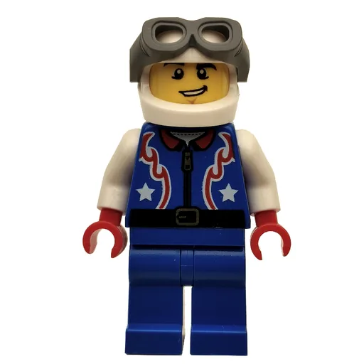 Pilot (Blue Torso, Blue Legs, White Helmet)