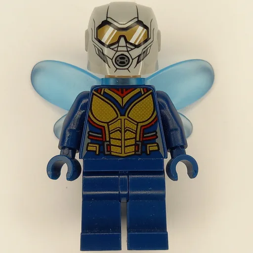 LEGO minifig The Wasp (Hope van Dyne) with Trans-Medium Blue Wings (fig-001816)