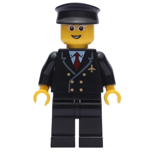Pilot (Black Torso, Black Legs, Black Hat)