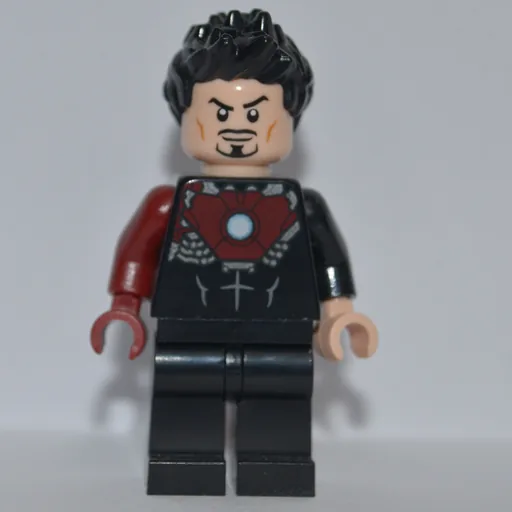 Tony Stark Transforming into Iron Man (Black Torso)