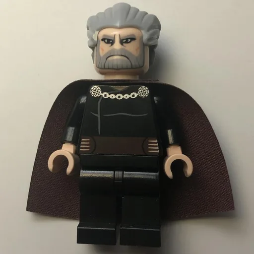 Count Dooku (Light Bluish Gray Hair)
