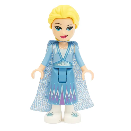 Elsa (Medium Blue Skirt, Glitter Cape)