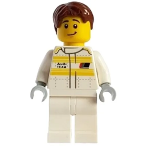 Race Driver (Audi, White Torso, White Legs, Reddish Brown Hair)