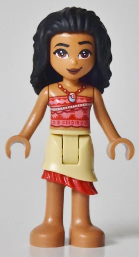 Moana (Red/Pink Shirt, Tan Skirt)