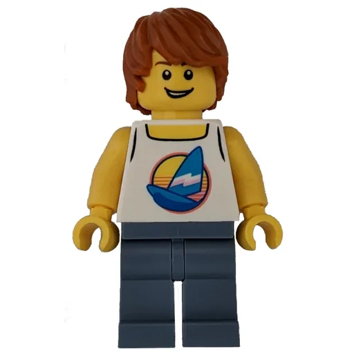 LEGO minifig Surfer (fig-002121)