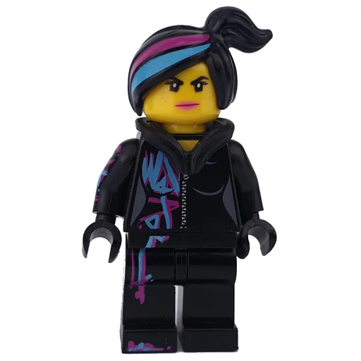 Wyldstyle in black jumpsuit