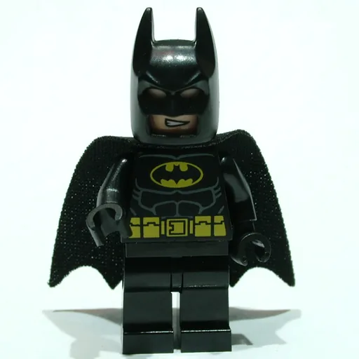 Batman (Black Suit, Black Cape and Cowl, Yellow Batman Logo, White Headband (37157 Cape))