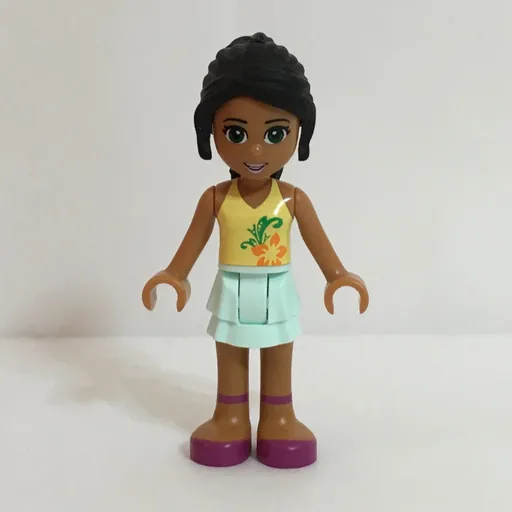 Nicole (Bright Light Yellow Top, Bright Pink Skirt)
