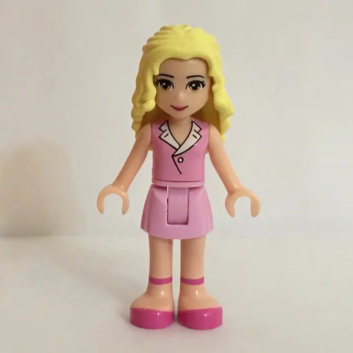 Marie (Bright Pink Blouse, Bright Pink Skirt)
