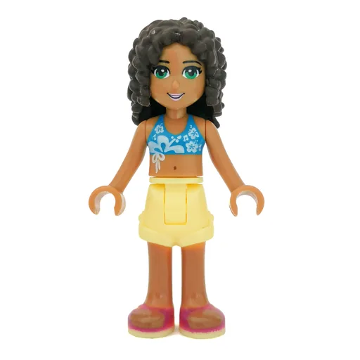 Andrea (Dark Azure Bikini, Bright Light Yellow Skirt)